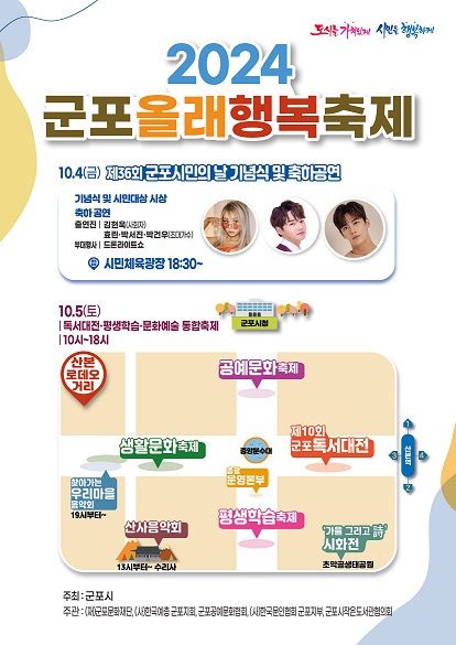 2024 군포올래 행복축제 포스터
