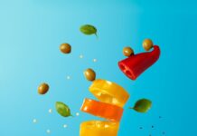 비 오는 날에도 꾸준한 운동으로 건강관리하기 a group of objects floating in the air